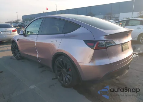 2021 Tesla Model Y Performance Dual Motor All-Wheel Drive from USA, damaged, VIN 5YJYGDEF6MF252278
